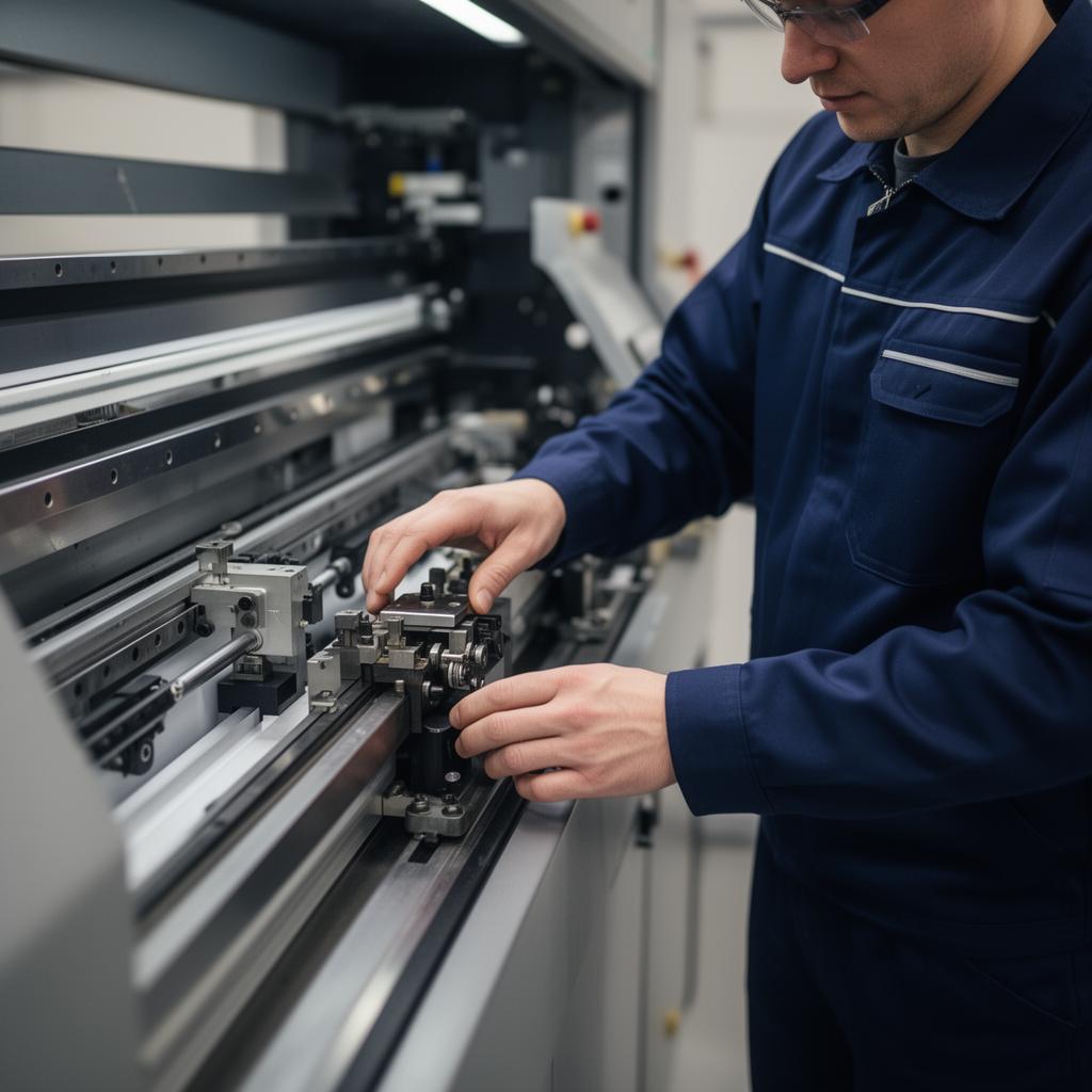 CHIP International engineer servicing inkjet equipment